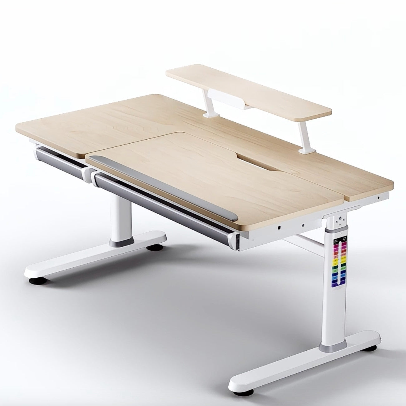 CELIN &amp; ALVO - Ergo Study Table manually height adjustable children's desk SET